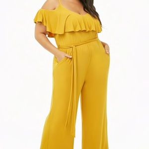 Mustard yellow jumpsuit